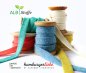 Preview: Bio Flachkordel - 1,2 cm - curry/colza-meringa - A72/A38 - Albstoffe - Hamburger Liebe